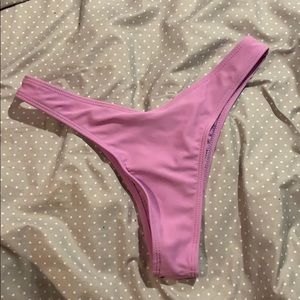 Cheeky solid bikini bottoms